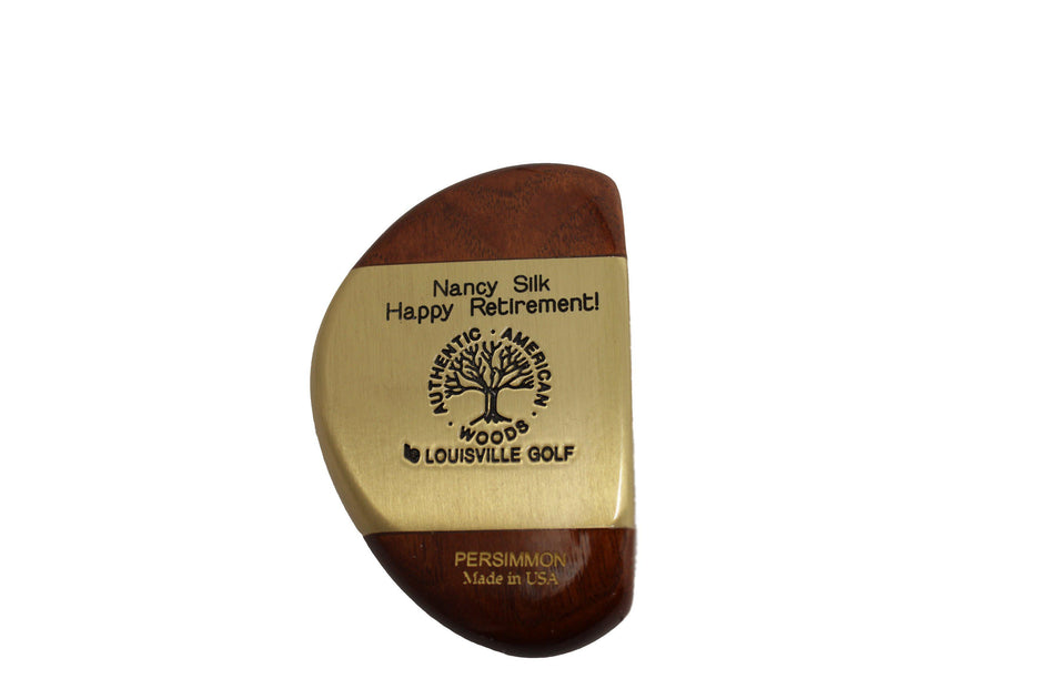 ルイビルゴルフ　ウッドパター　AUTHENTIC AMERICAN WOODS Louisville Golf Authentic American Woods Walnut 35” Right