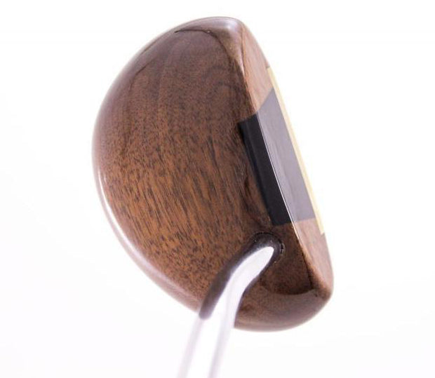 Left Hand Walnut Authentic American Mallet Putter | Louisville Golf